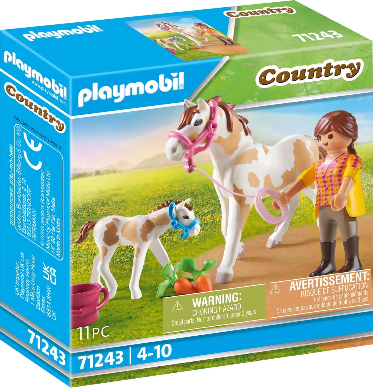 Caballo con potro ( Playmobil 71243 ) imagen d