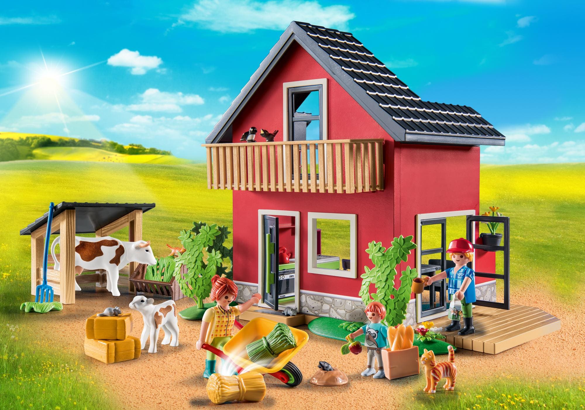 Casa de la granja ( Playmobil 71248 ) imagen a