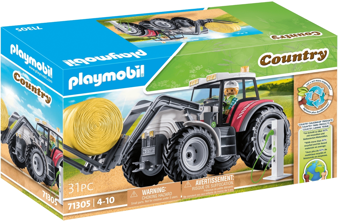 Tractor electrico ( Playmobil 71305 ) imagen e