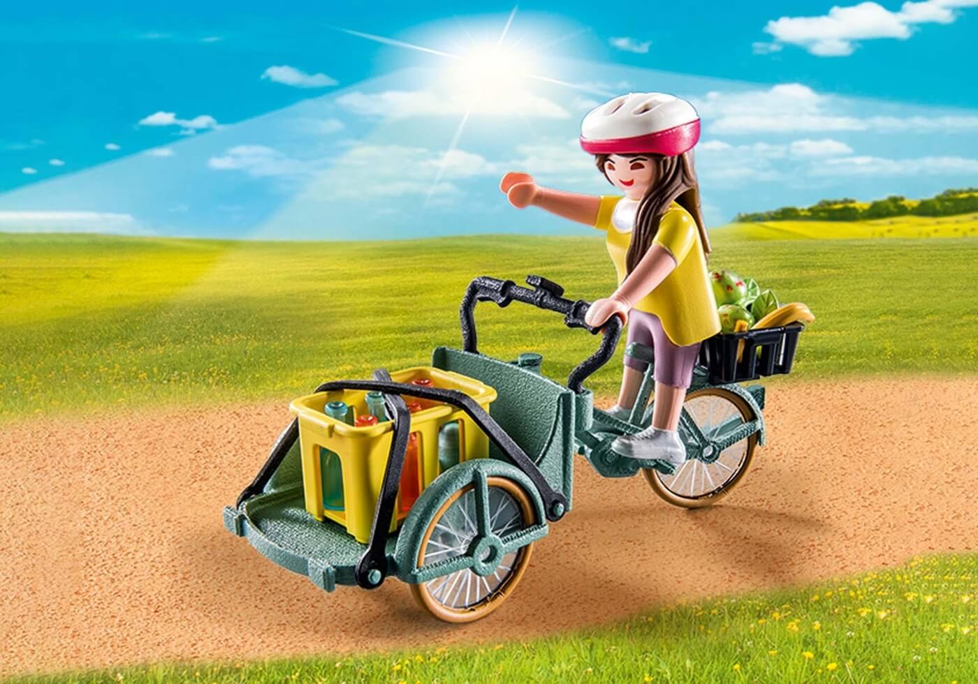 Triciclo de transporte ( Playmobil 71306 ) imagen b