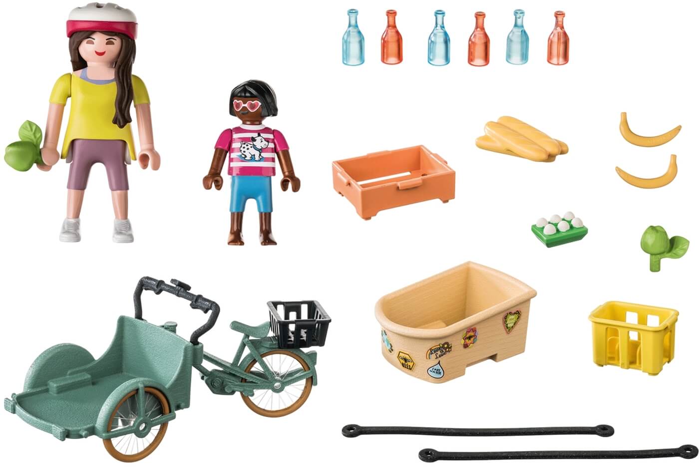 Triciclo de transporte ( Playmobil 71306 ) imagen c