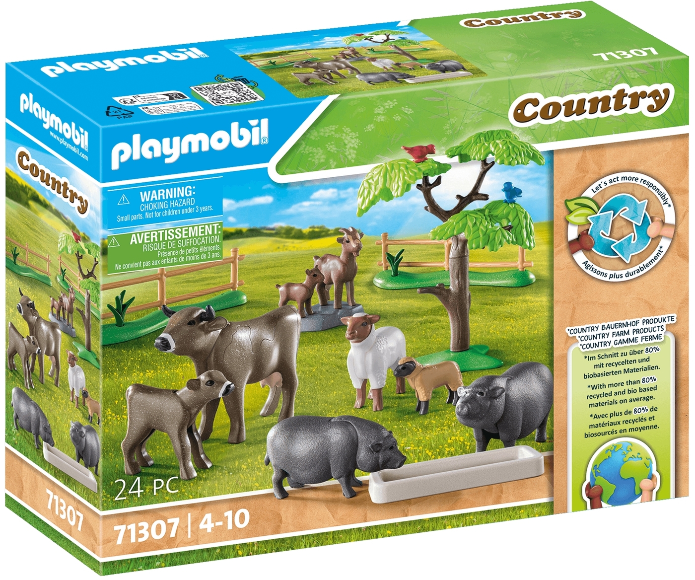 Animales en la granja ( Playmobil 71307 ) imagen e