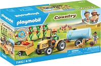 Tractor con Remolque y Cisterna de agua