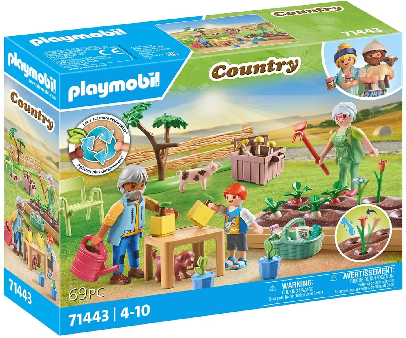Jardin en Casa de los Abuelos ( Playmobil 71443 ) imagen e