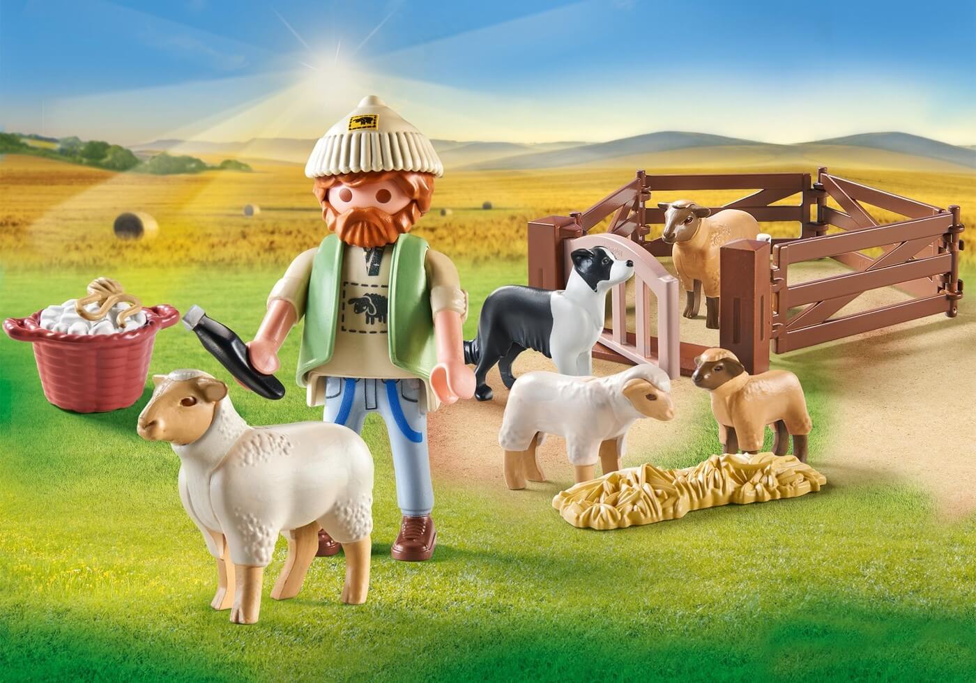 Pastor con Oveja ( Playmobil 71444 ) imagen a