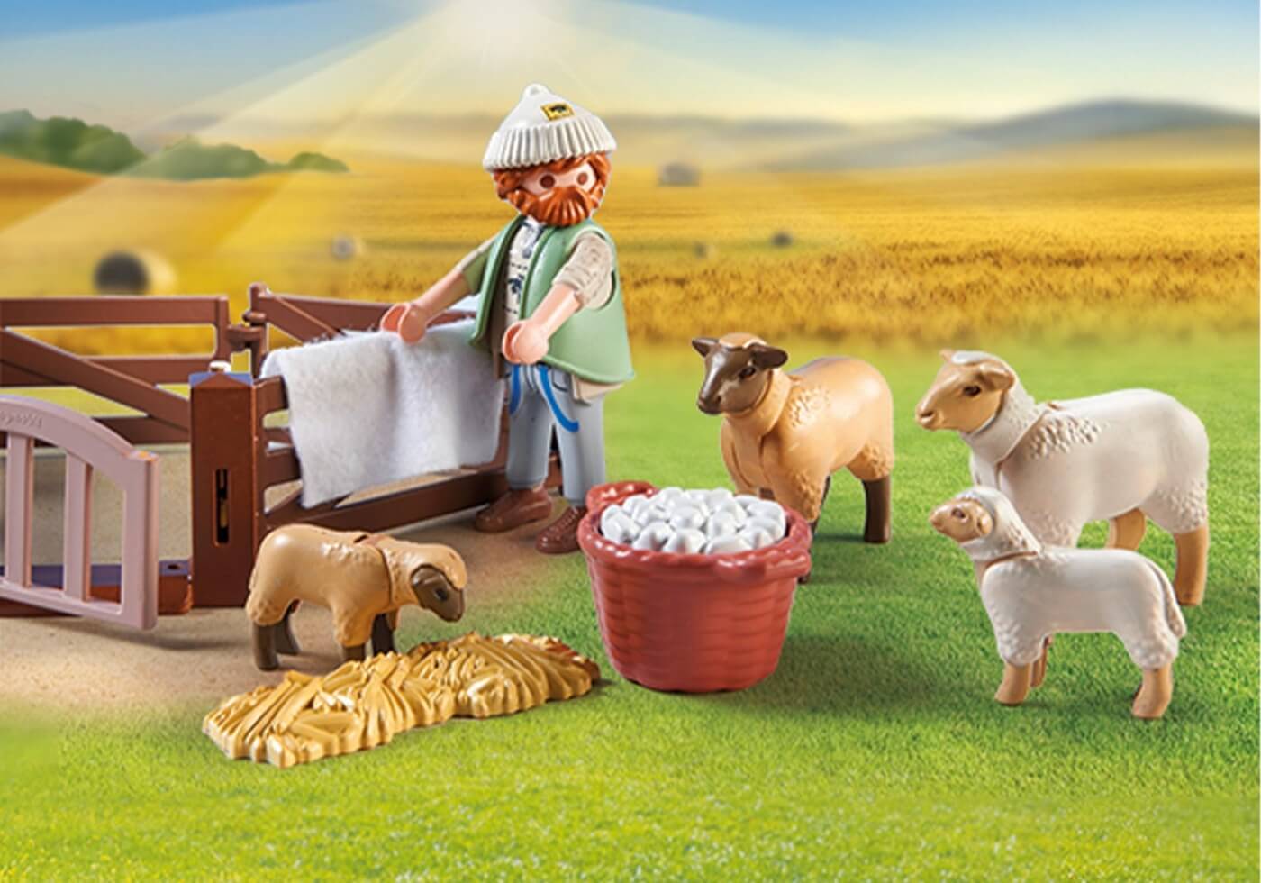 Pastor con Oveja ( Playmobil 71444 ) imagen b