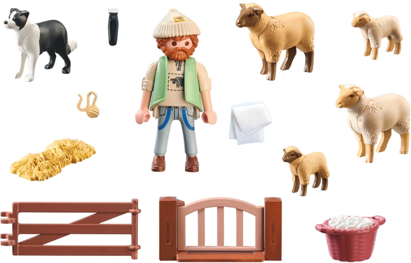 Pastor con Oveja ( Playmobil 71444 ) imagen c