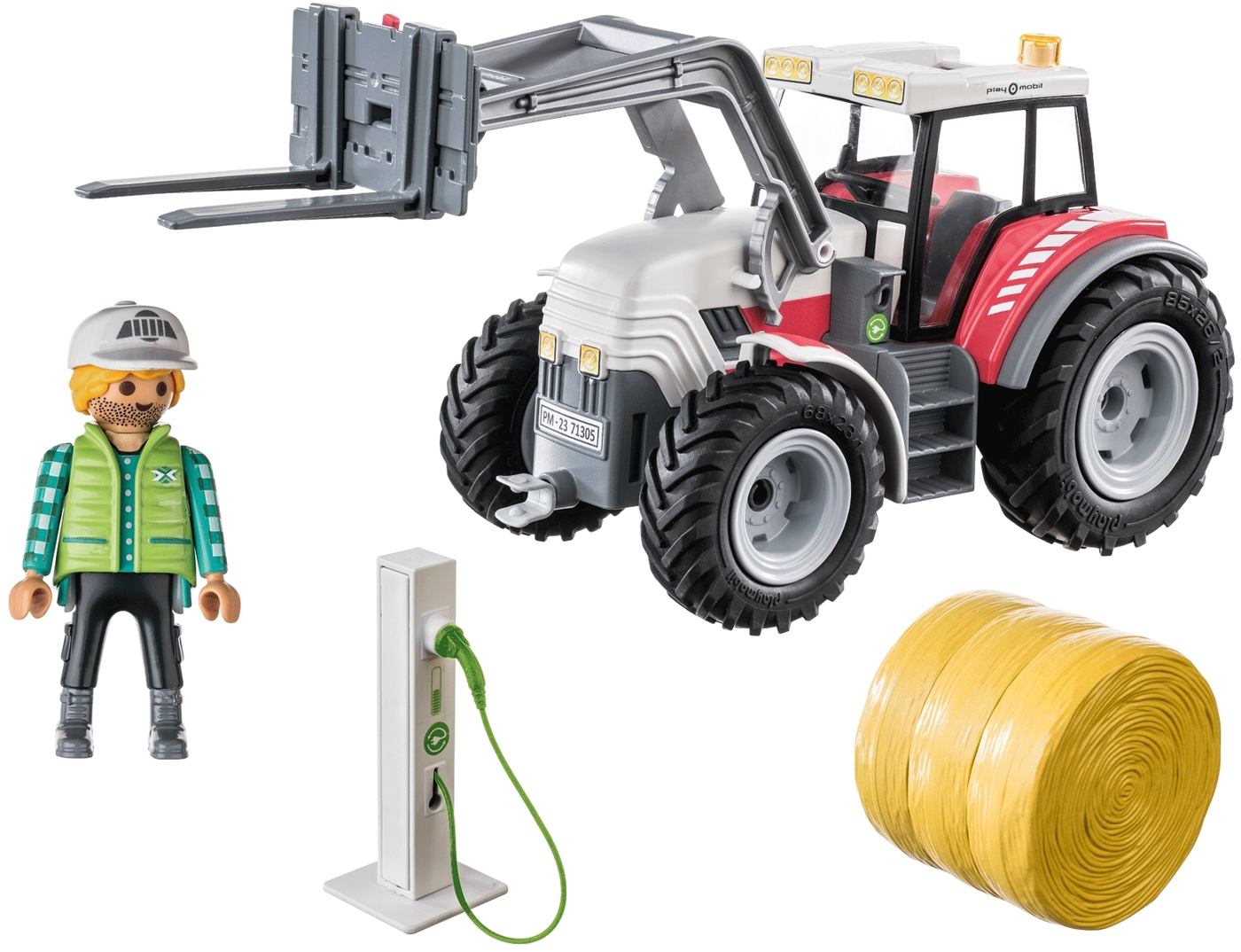 Tractor electrico ( Playmobil 71305 ) imagen d