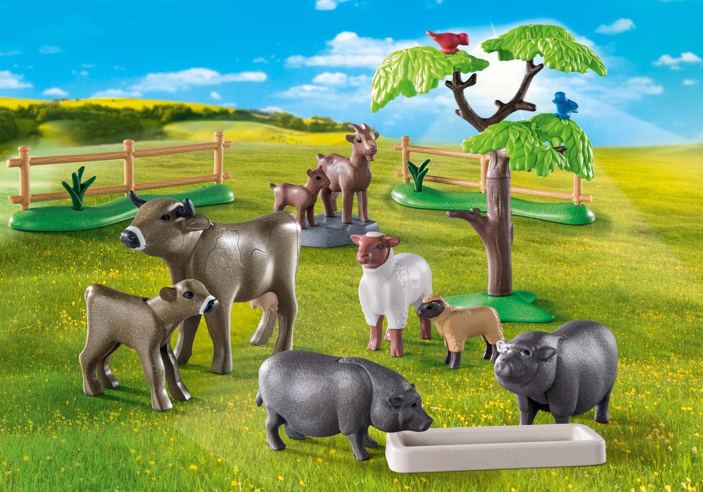 Animales en la granja ( Playmobil 71307 ) imagen a