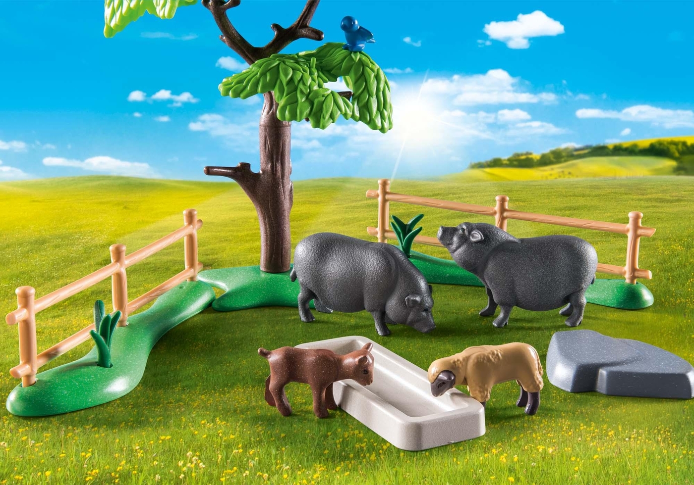 Animales en la granja ( Playmobil 71307 ) imagen b