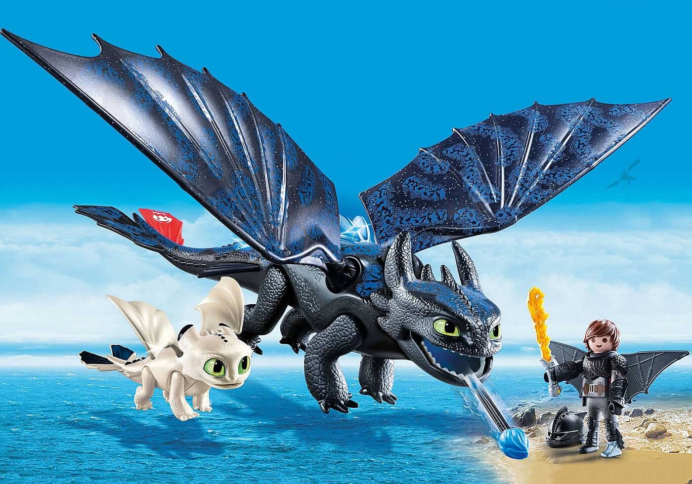 Hipo y Desdentao con bebe dragon ( Playmobil 70037 ) imagen a