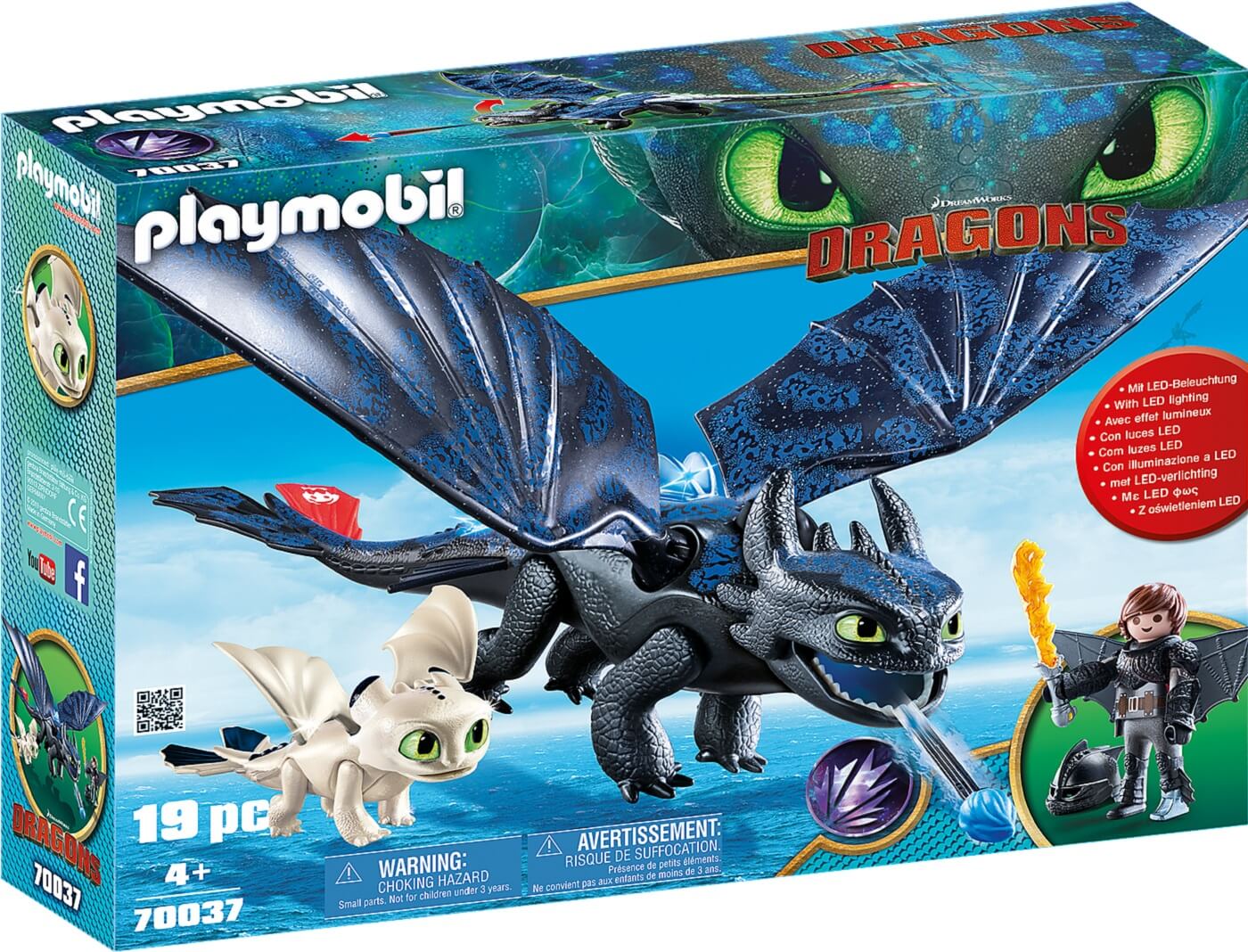 Hipo y Desdentao con bebe dragon ( Playmobil 70037 ) imagen f