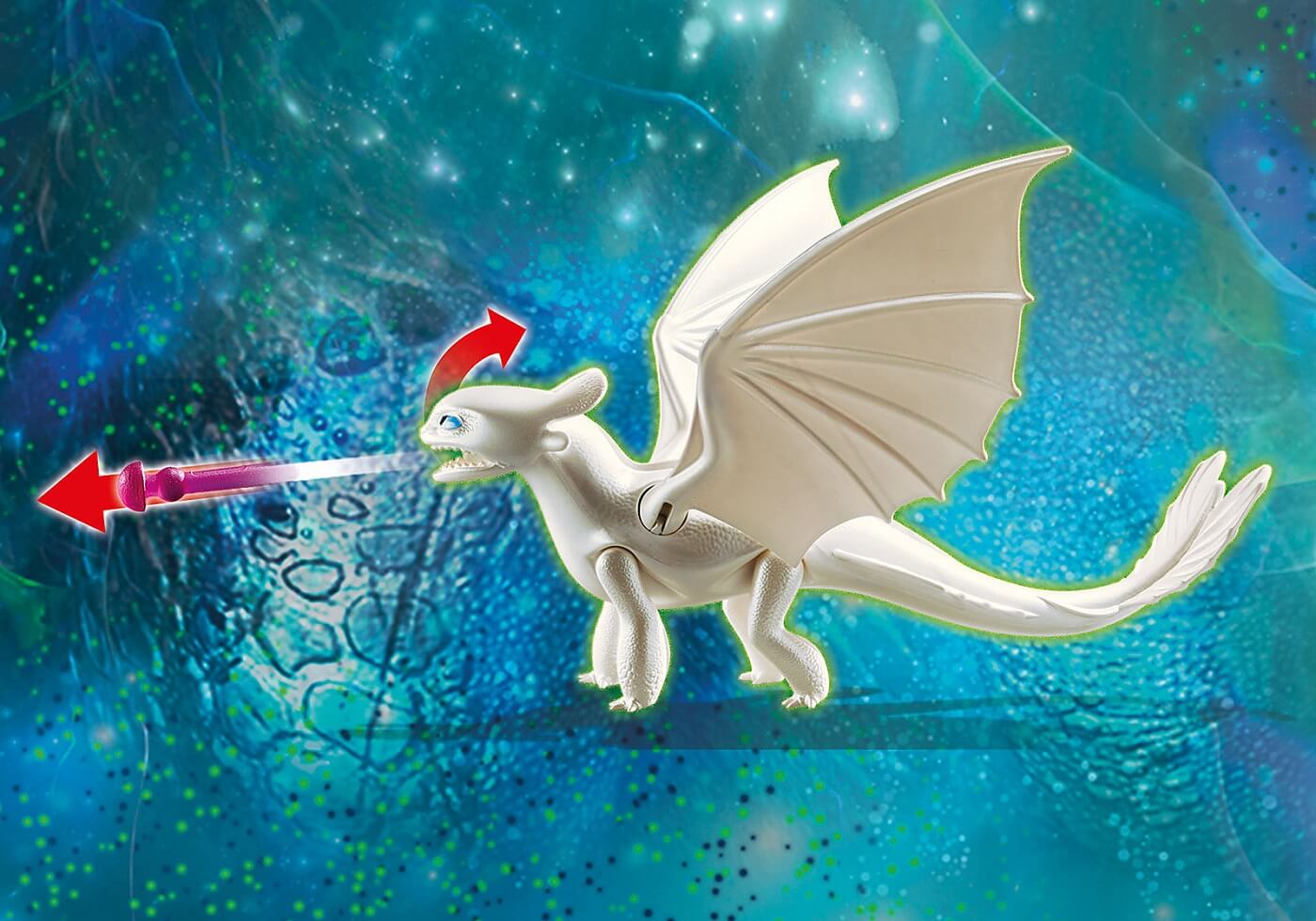 Furia Diurna y bebe dragon con niños ( Playmobil 70038 ) imagen c