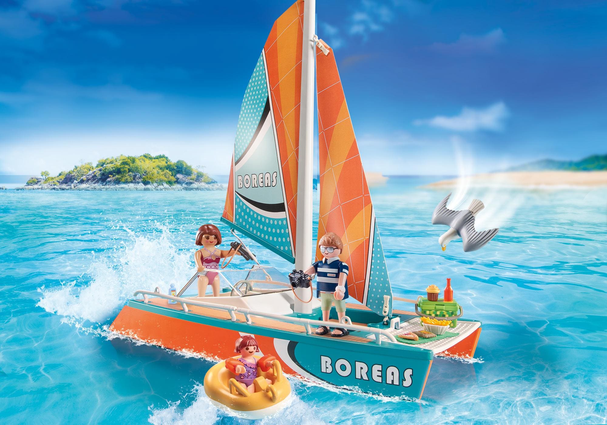 Promo-Pack Catamaran ( Playmobil 71043 ) imagen a