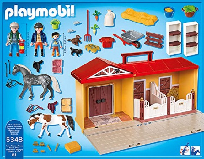 Maletín establo de caballos ( Playmobil 5348 ) imagen b