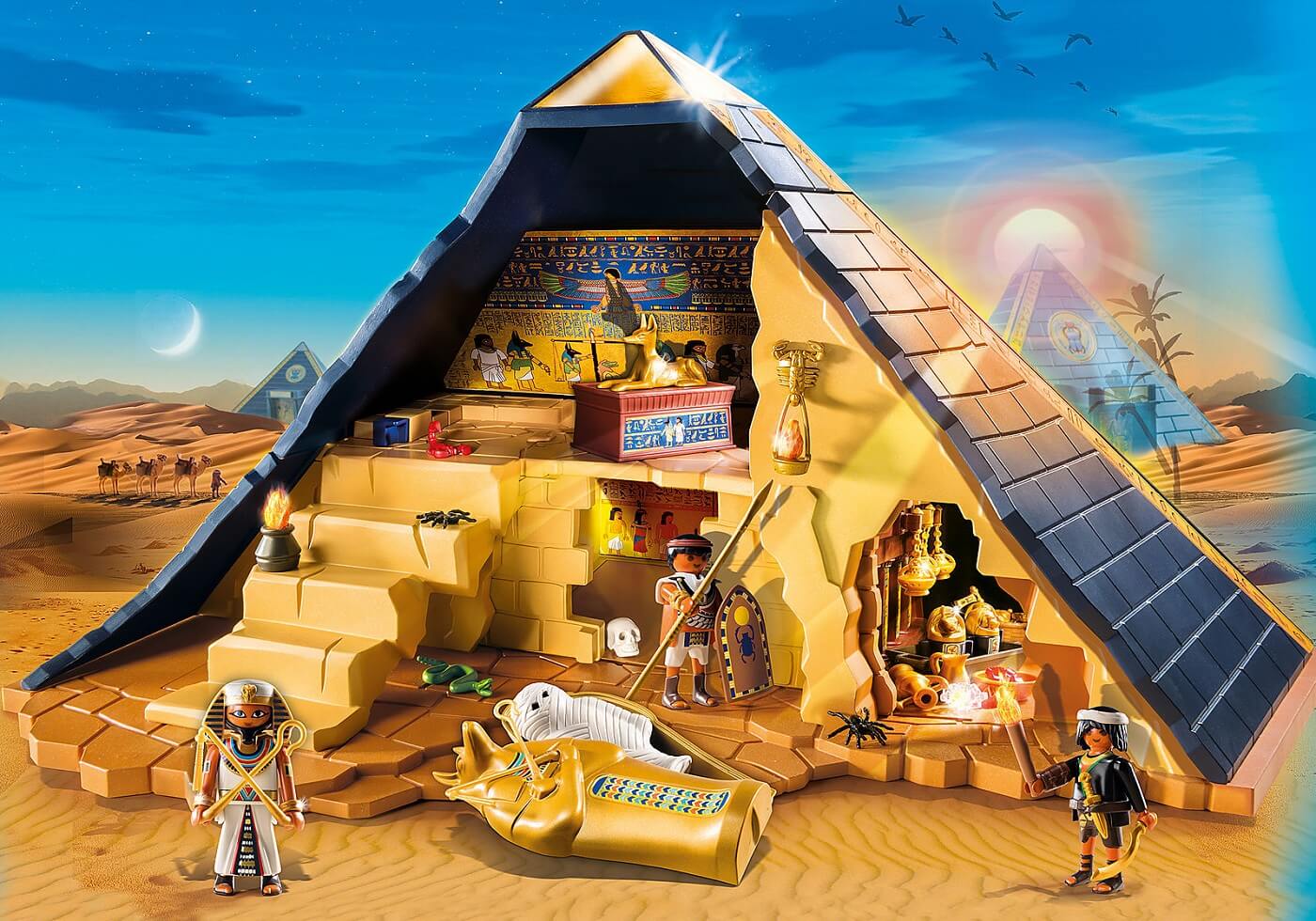 Piramide del Faraon ( Playmobil 5386 ) imagen a