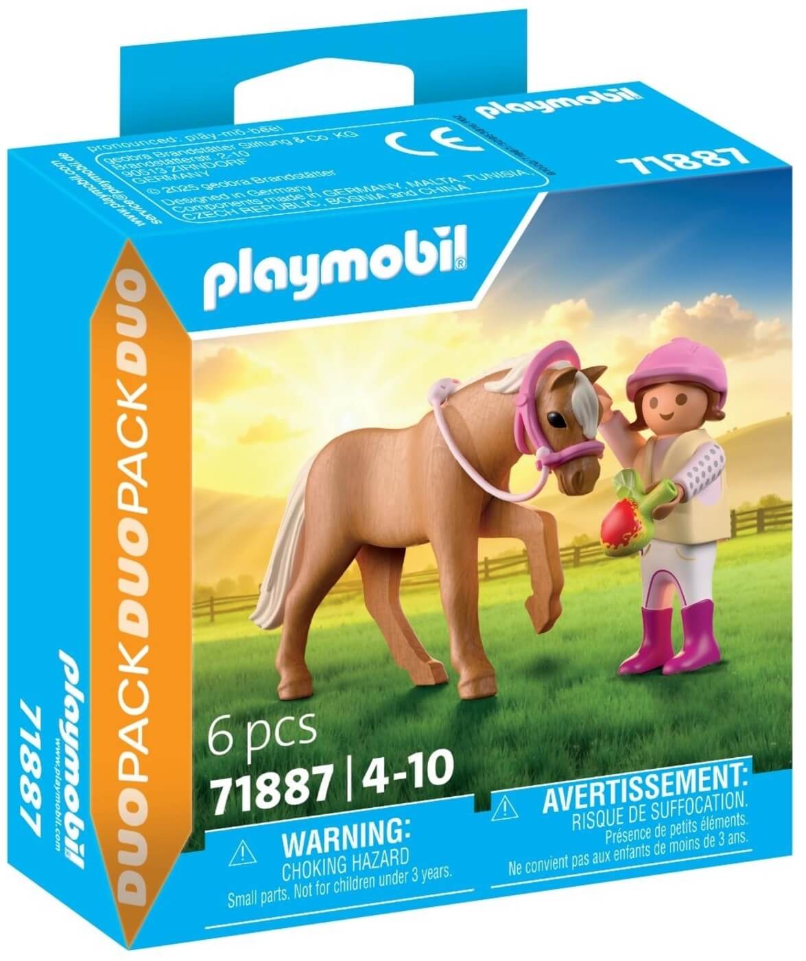 Niña con poni ( Playmobil 71887 ) imagen d