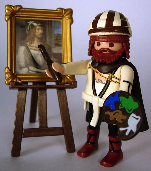 PLAYMOBIL Albrecht Dürer – Sonderfigur Mit Staffelei, Pinsel Und Selbstbildnis