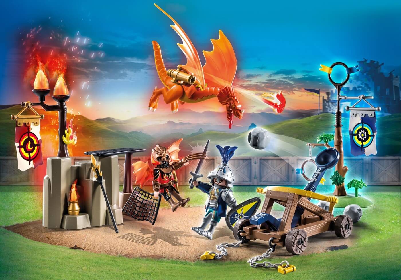 Novelmore vs Burnham Raiders Zona de Batalla ( Playmobil 71210 ) imagen b