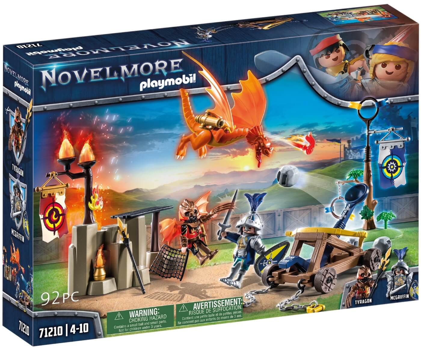 Novelmore vs Burnham Raiders Zona de Batalla ( Playmobil 71210 ) imagen e