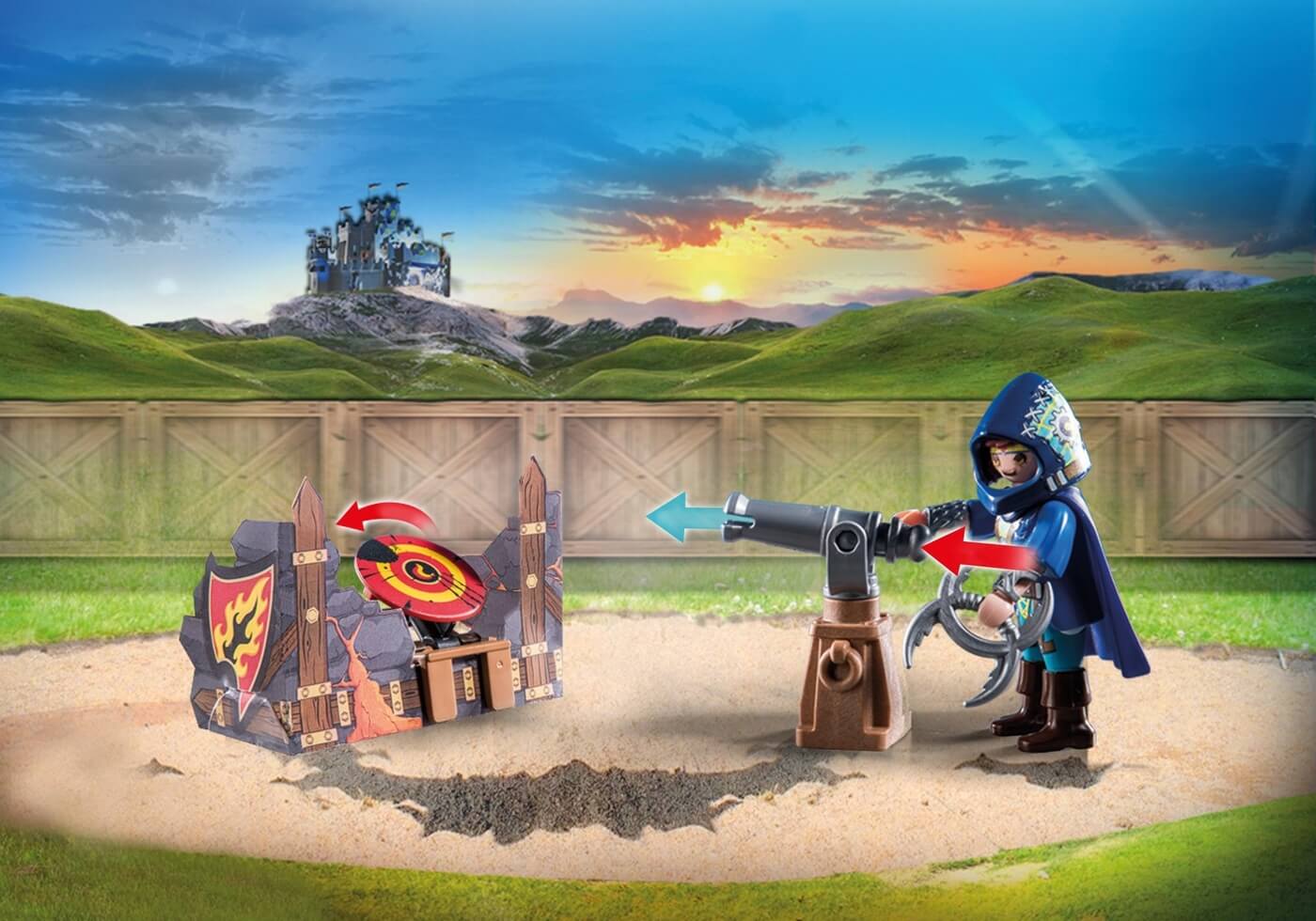 Novelmore vs Burnham Raiders Duelo ( Playmobil 71212 ) imagen c