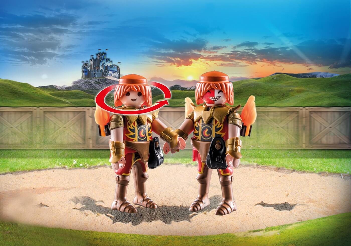 Novelmore vs Burnham Raiders Duelo ( Playmobil 71212 ) imagen d