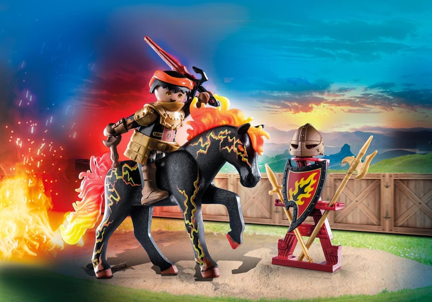 Burnham Raiders Caballero de Fuego ( Playmobil 71213 ) imagen b