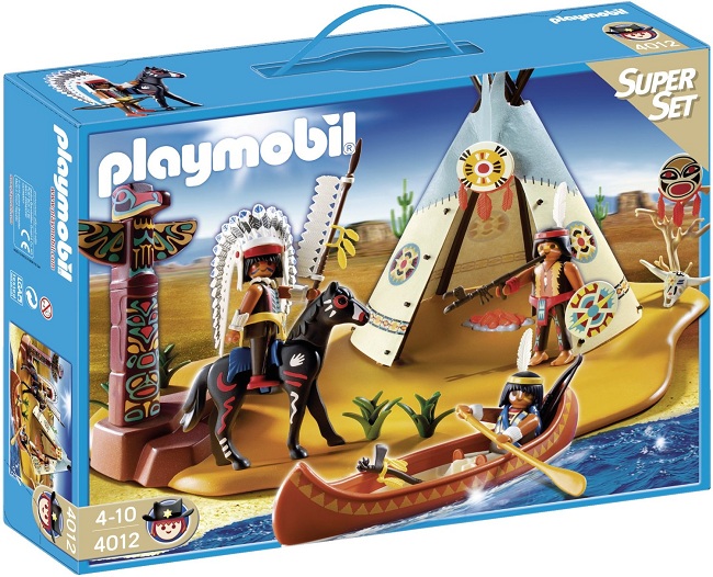 Súper set campamento indio ( Playmobil 4012 ) imagen b