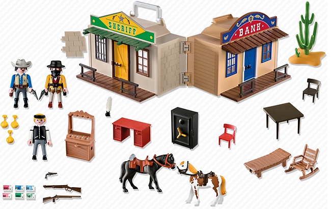 Playmobil Maletin del oeste Playmobil 4398 Juguetes Juguetodo