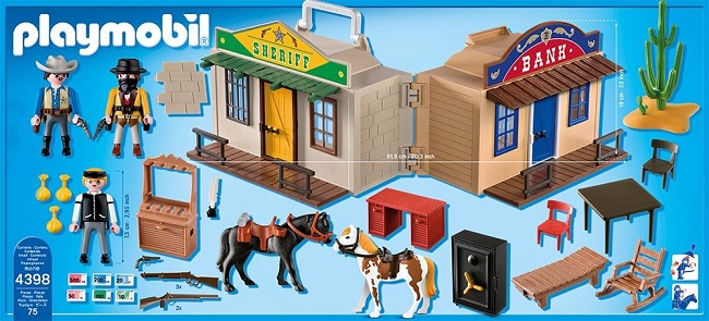 Playmobil Maletin del oeste Playmobil 4398 Juguetes Juguetodo