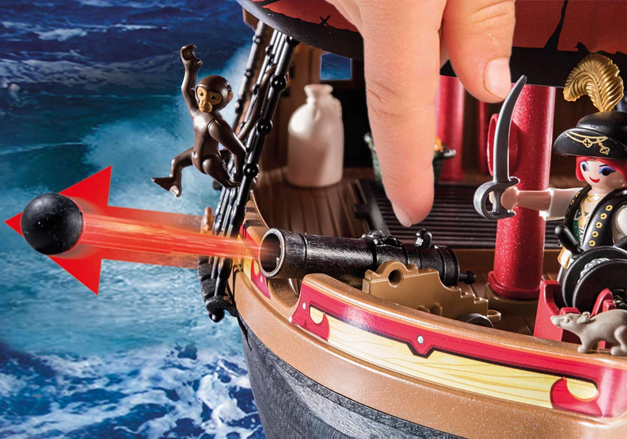 Barco Pirata Calavera ( Playmobil 70411 ) imagen c