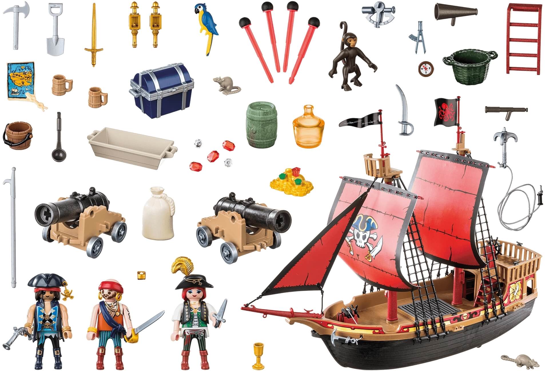 Barco Pirata Calavera ( Playmobil 70411 ) imagen f