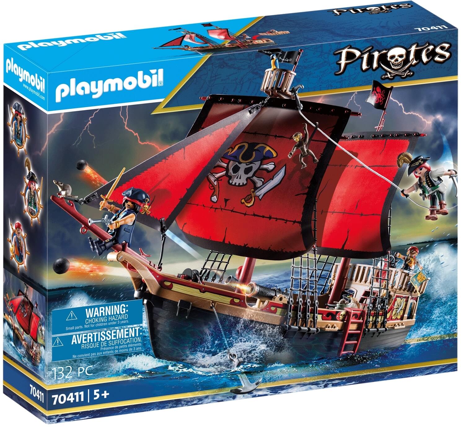 Barco Pirata Calavera ( Playmobil 70411 ) imagen g