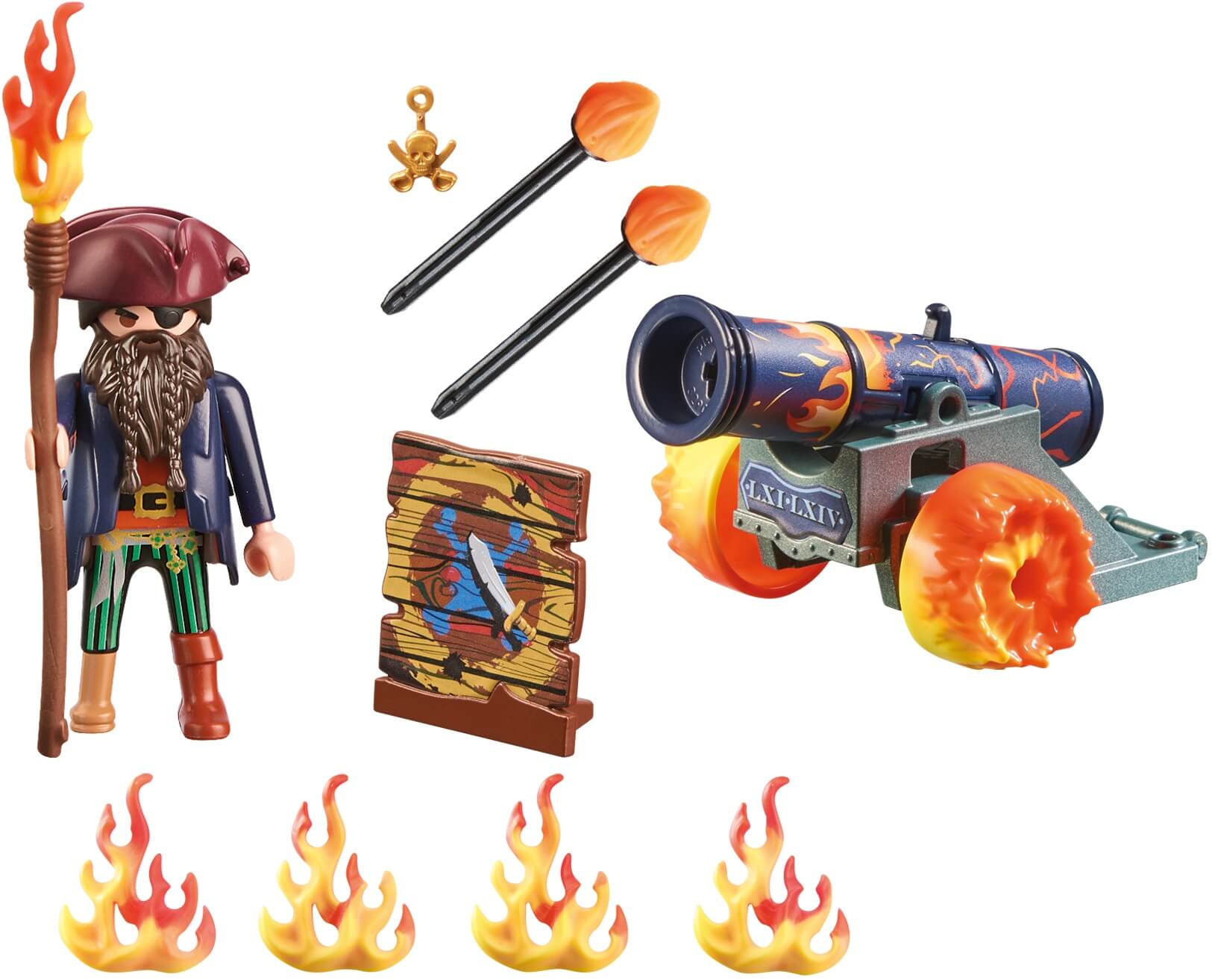 Pirata y cañon ( Playmobil 71189 ) imagen b