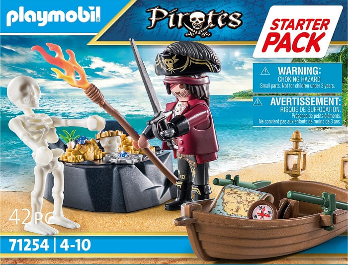 Starter-Pack Pirata con bote de remos ( Playmobil 71254 ) imagen c