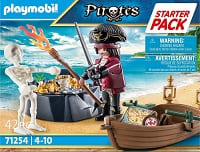 Starter-Pack Pirata con bote de remos