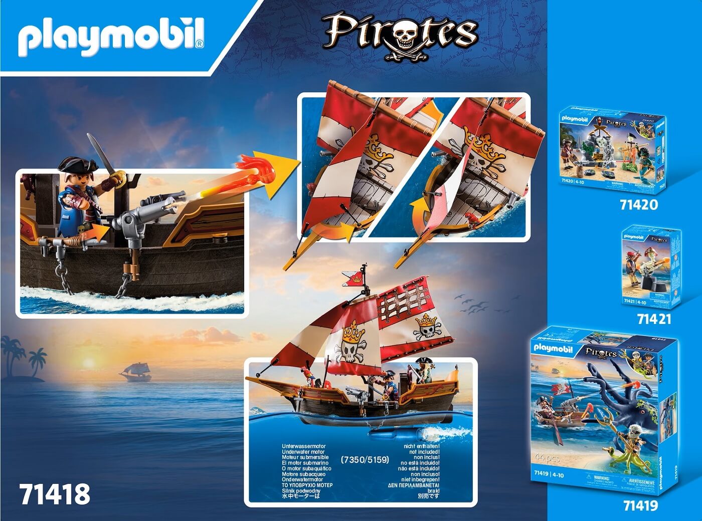 Barco de la Reina Pirata ( Playmobil 71418 ) imagen f
