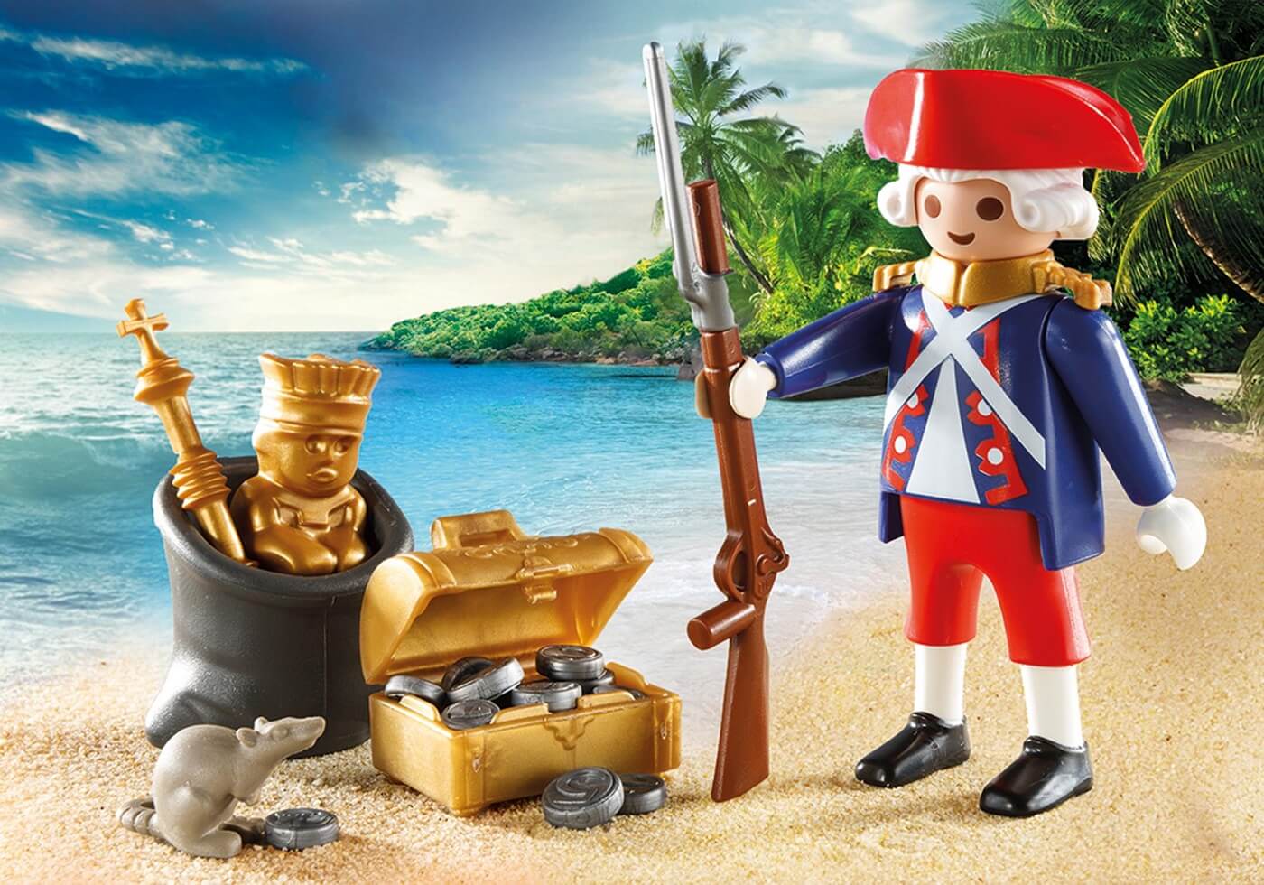 Maletin grande Pirata y Soldado ( Playmobil 9102 ) imagen b