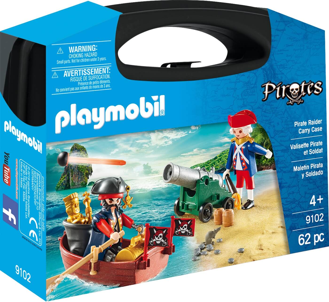 Maletin grande Pirata y Soldado ( Playmobil 9102 ) imagen d