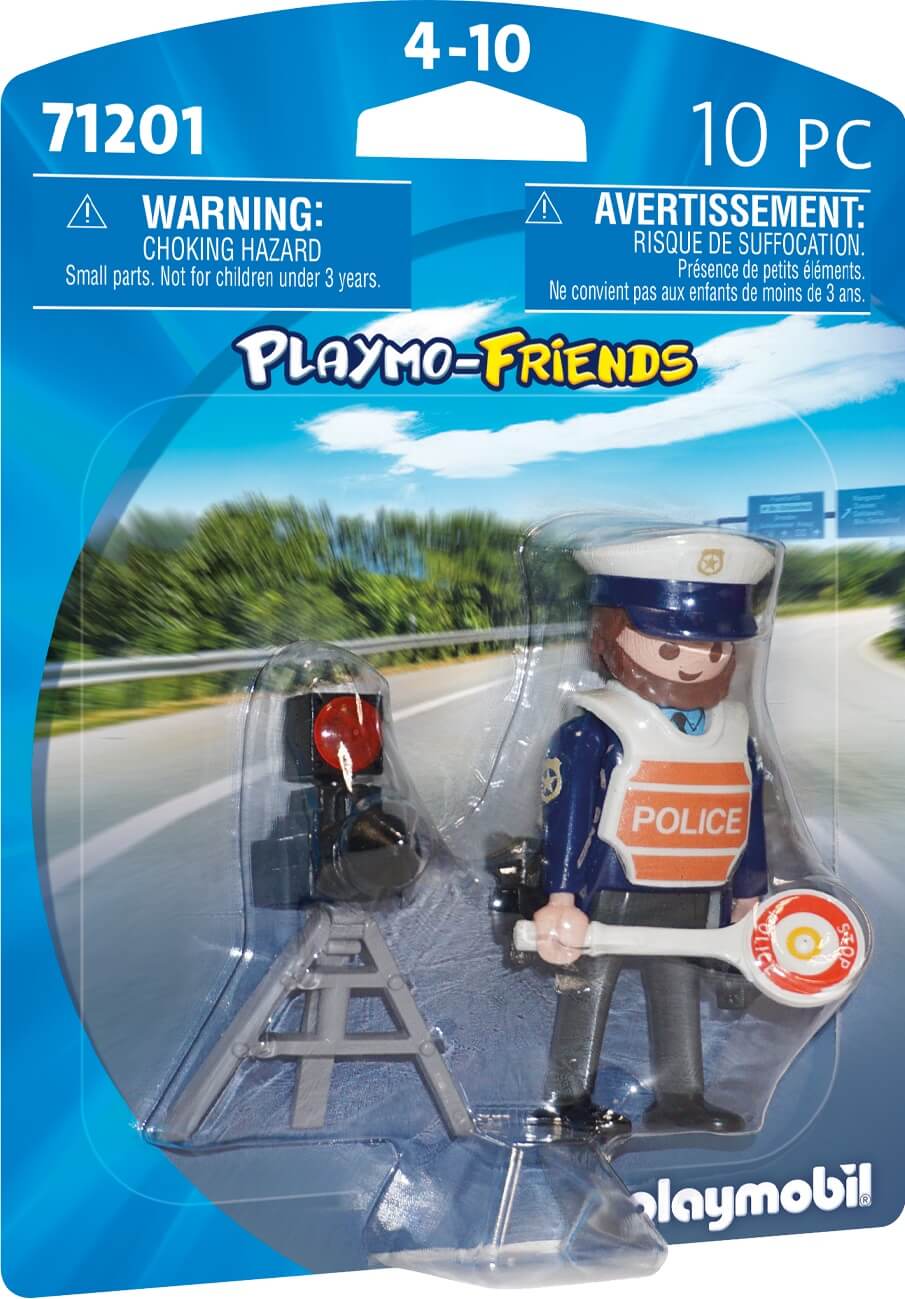 Policia de trafico ( Playmobil 71201 ) imagen b