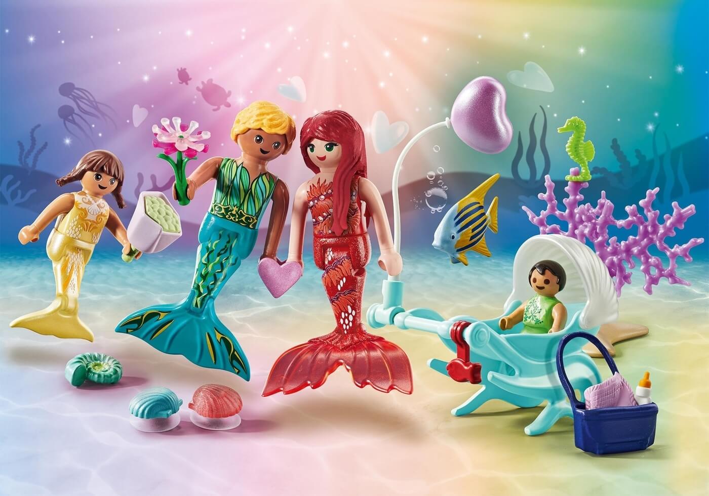 Familia de Sirenas Starter Pack ( Playmobil 71469 ) imagen a