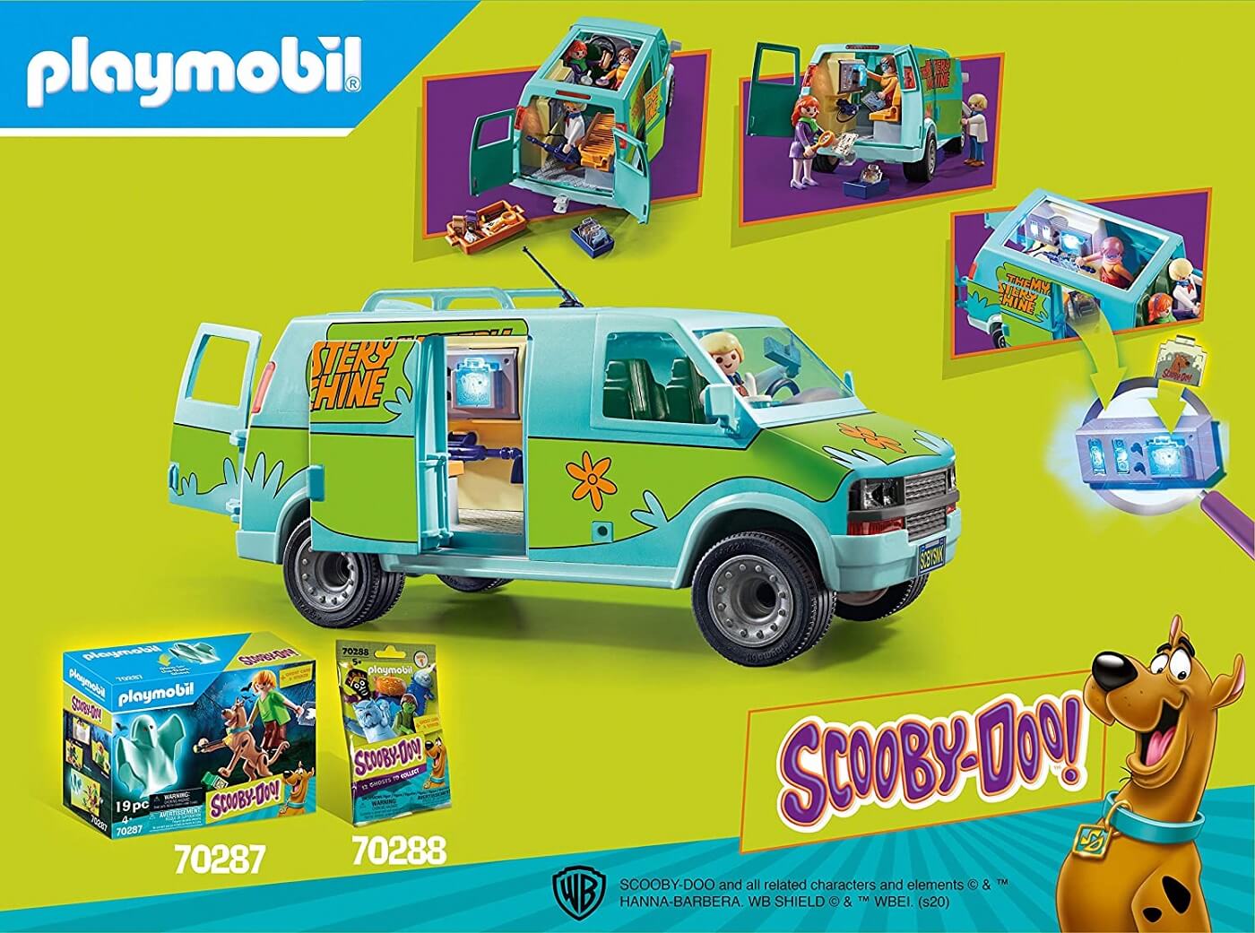 La Maquina del Misterio Scooby-Doo ( Playmobil 70286 ) imagen f
