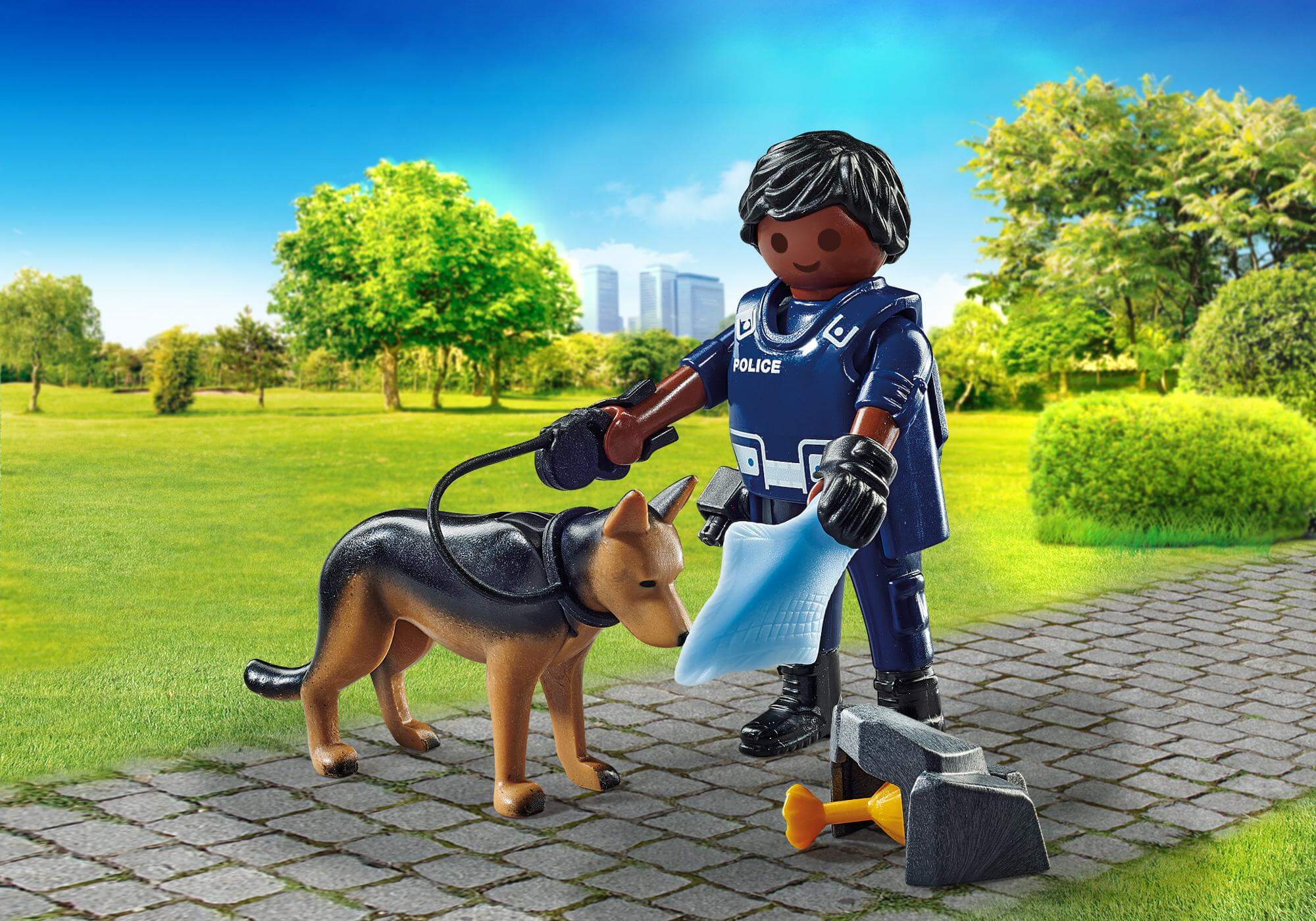 Policia y perro antidrogas ( Playmobil 71162 ) imagen a