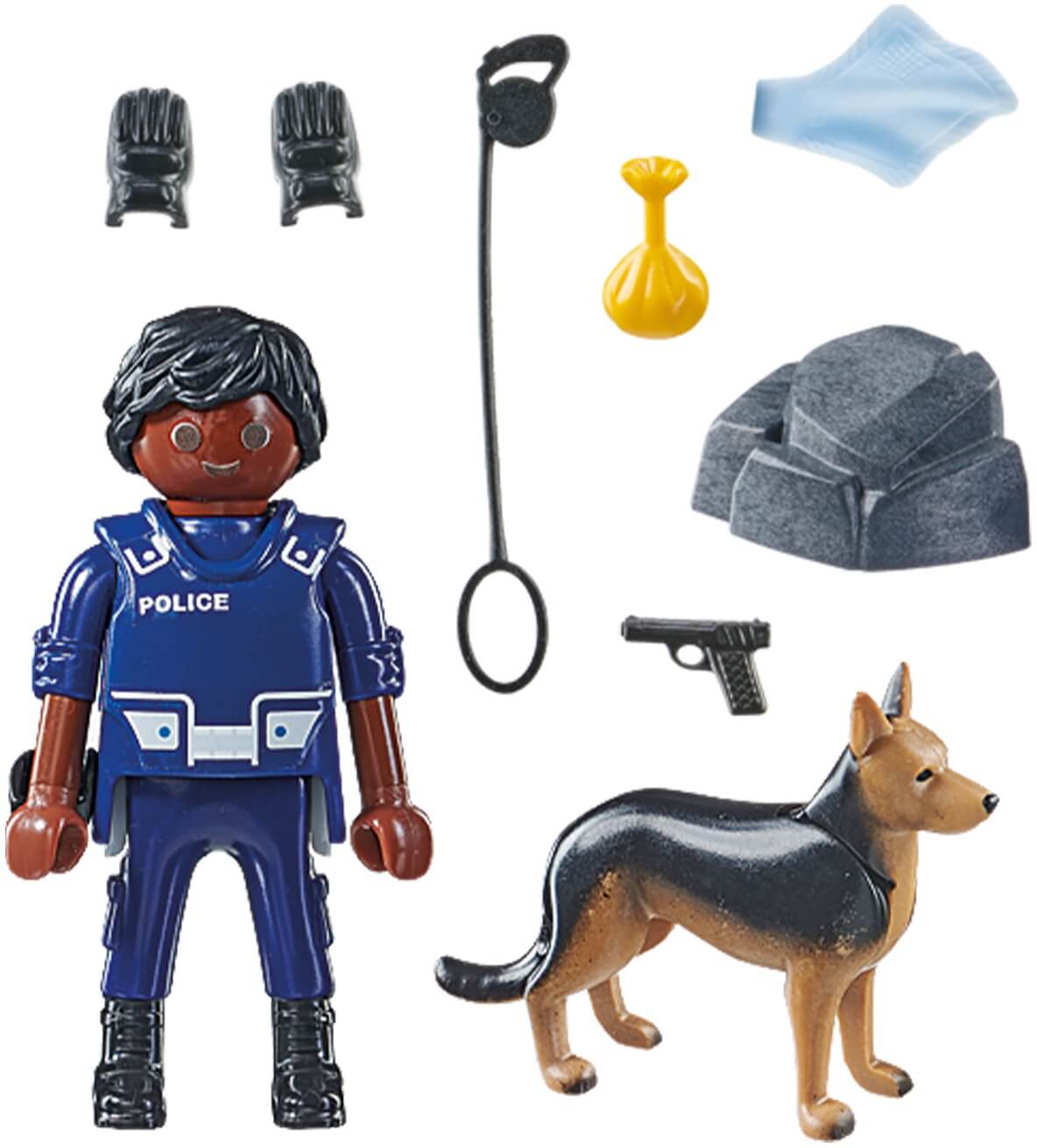 Policia y perro antidrogas ( Playmobil 71162 ) imagen b