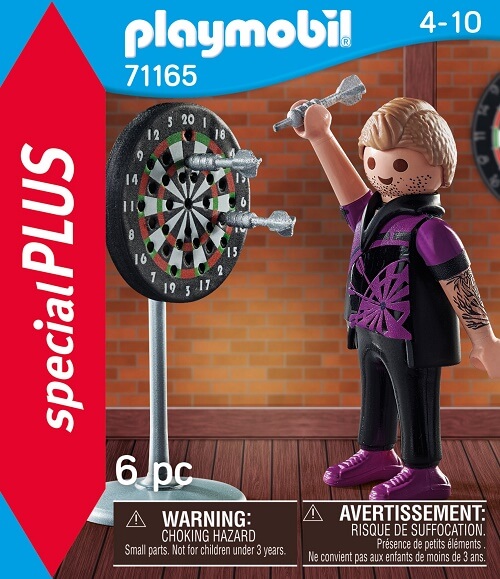 Jugador de dardos ( Playmobil 71165 ) imagen c