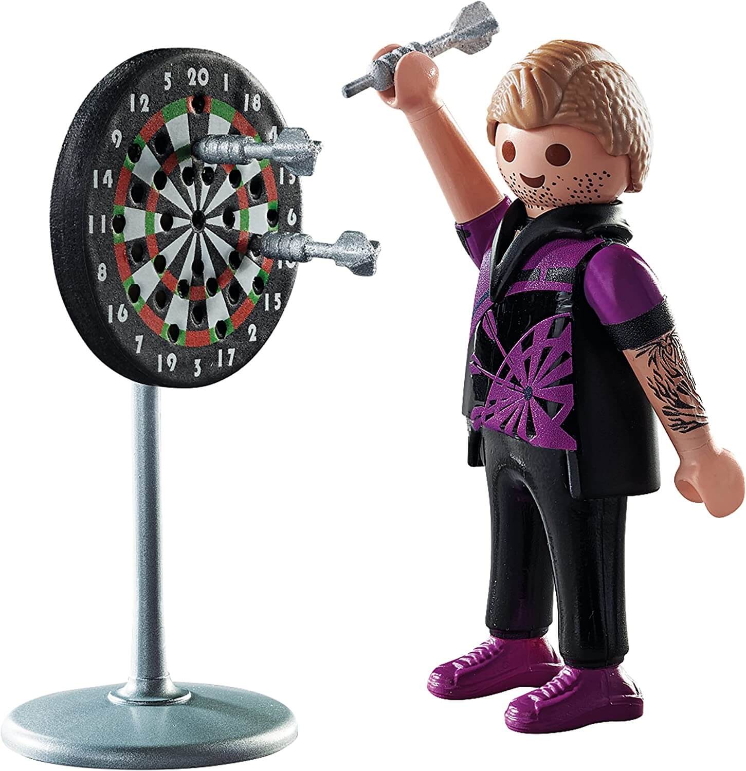 Jugador de dardos ( Playmobil 71165 ) imagen d