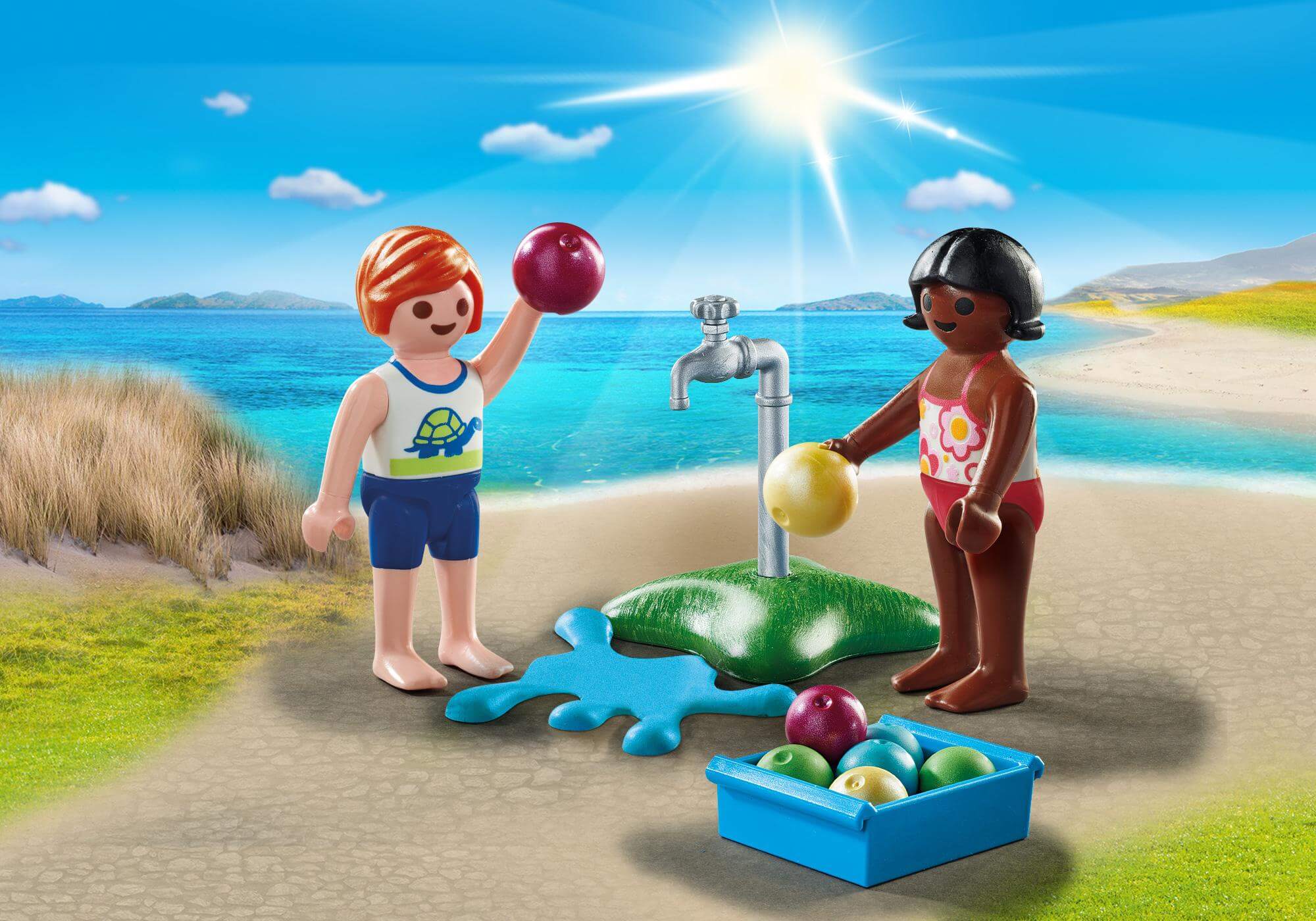 Playmobil niños en la playa discount
