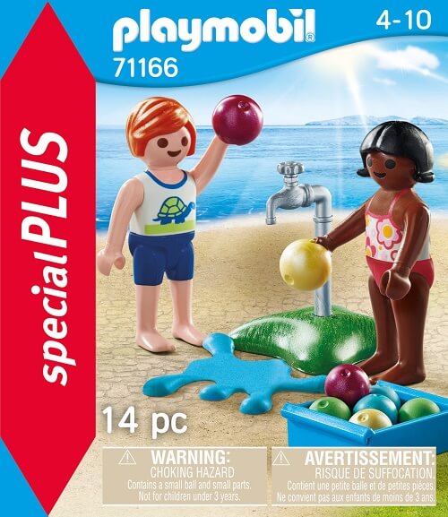 Niños con globos de agua ( Playmobil 71166 ) imagen c