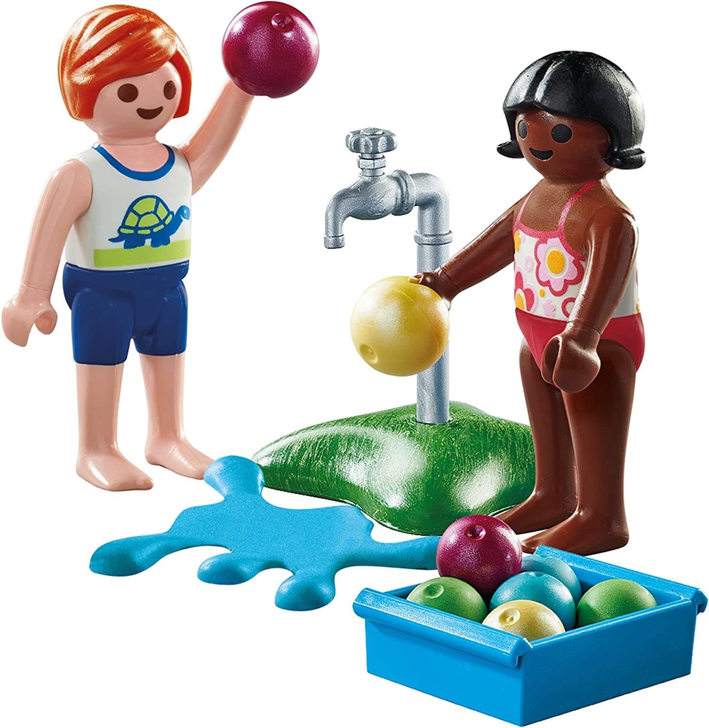 Niños con globos de agua ( Playmobil 71166 ) imagen d