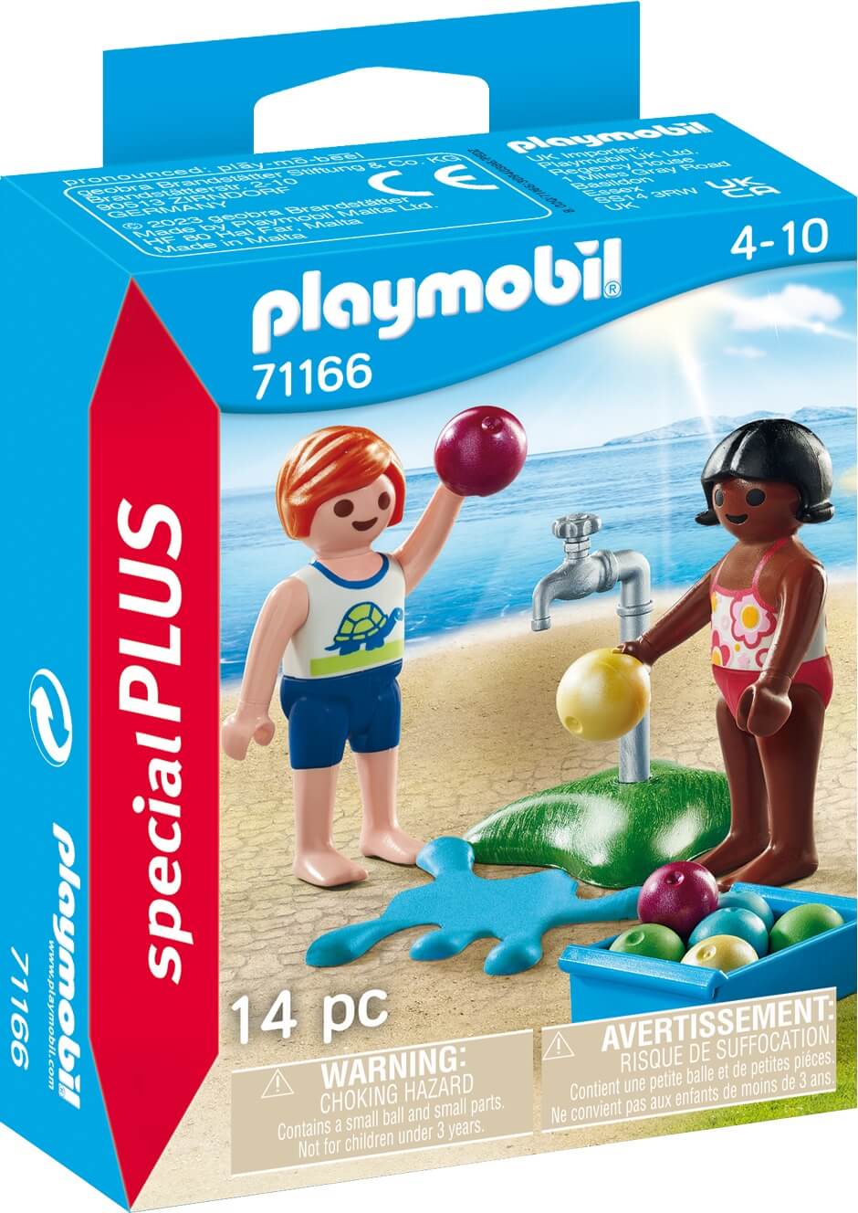 Niños con globos de agua ( Playmobil 71166 ) imagen e